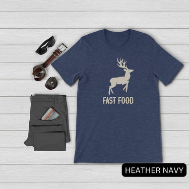 Unisex Fast Food Hunting Tshirt for Men